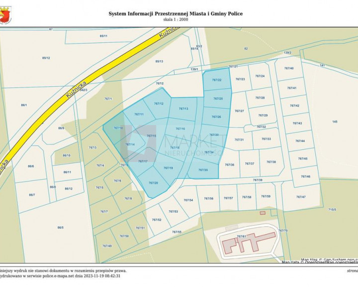 Działka Sprzedaż Police